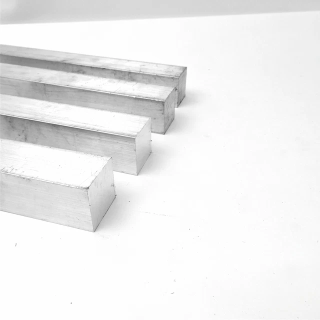 1.625" Aluminum  6061 SQUARE Solid  FLAT BAR 18.75" Long  Pieces 4 sku M520