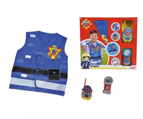 Simba 109252477 - Sam el Bombero Bomberos Rettungsset - Nuevo