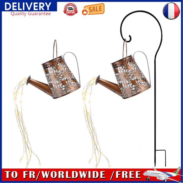 Solar LED Watering Can Light Garden Outdoor Waterproof Landscape Kettle Lighting