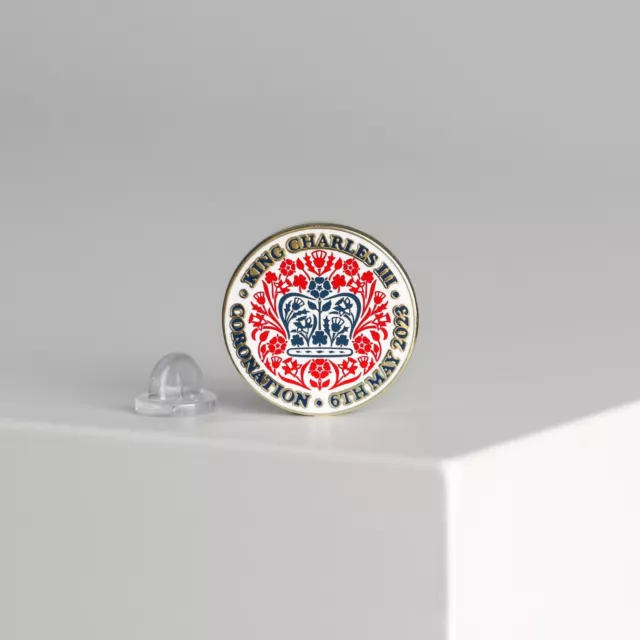 King Charles III Coronation Pin Badge