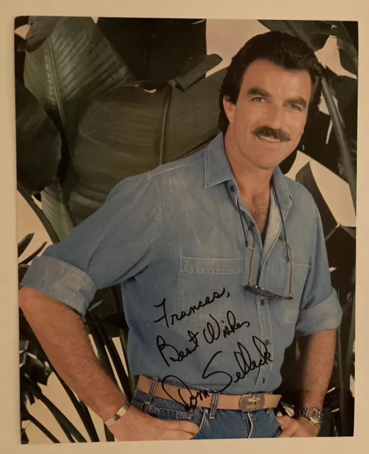 TOM SELLECK AUTOGRAPHED Signed 8 X 10 glossy Color Photo $29.50 - PicClick