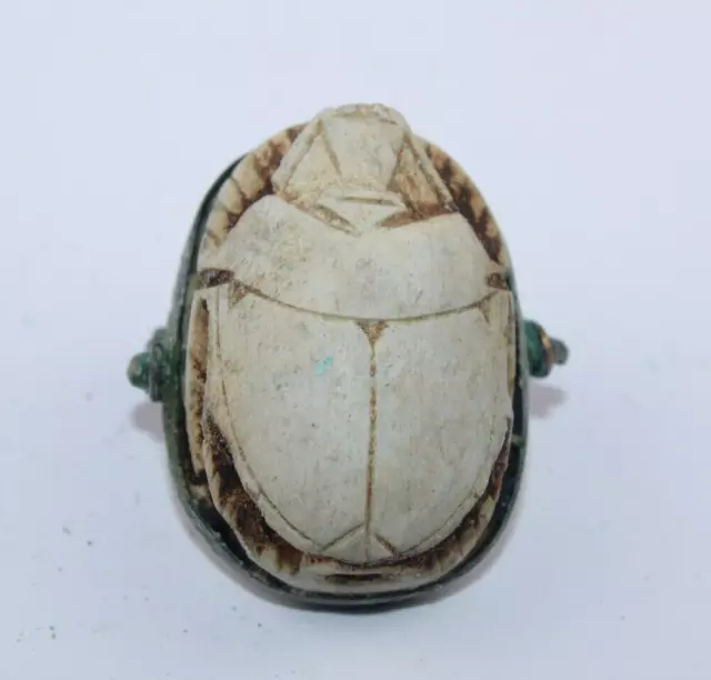 BIG RARE ANCIENT EGYPTIAN KINGDOM ANTIQUE PHARAONIC Ring  Scarab (Egypt History)