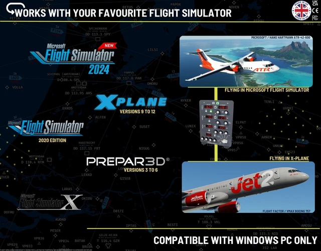 RADIO STACK WITH Transponder for Flight Simulator (STANDARD EDITION) £ ...
