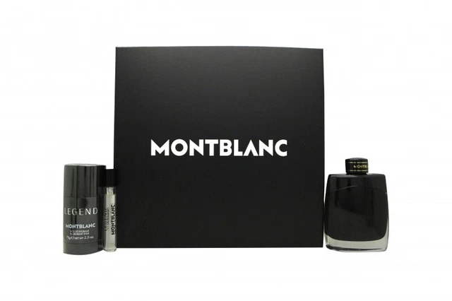 Mont Blanc Legend Eau De Parfum Gift Set 100Ml Edp + 75G Deo Stick + 7.5Ml Edp