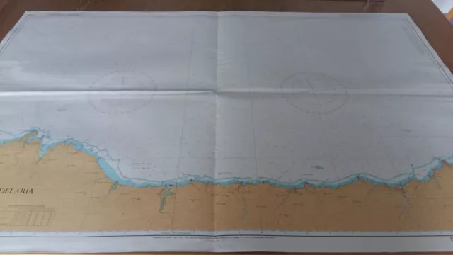 1987 Admiralty Nav. Map: 1108: Spain: North Coast . Gijon To Punta A Candalaria