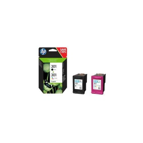 HP 301 2-pack Black/Tri-color Cartucce Originali di Inchiostro Per Stampanti Ink
