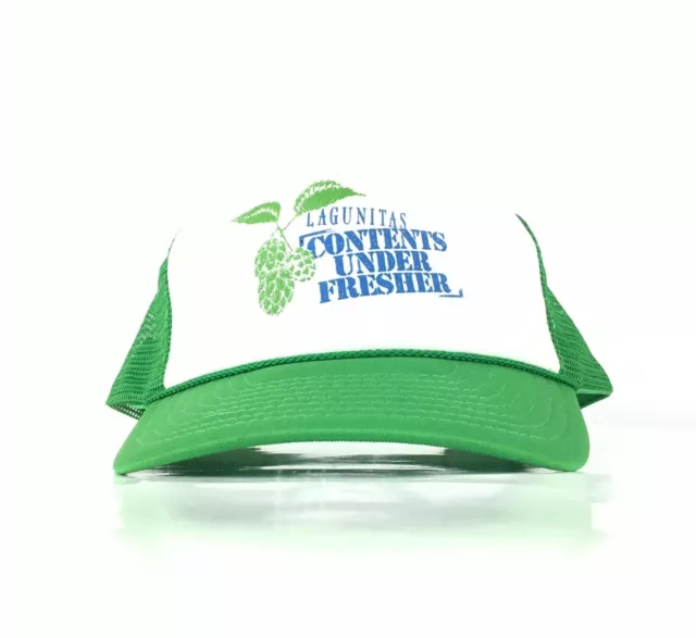 Lagunitas Brewing Co. Pale Ale Beer Contents Under Fresher Trucker Hat Cap Mens