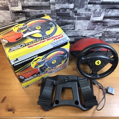 THRUSTMASTER FERRARI 360 Modena Racing Wheel Special Edition Red for ...