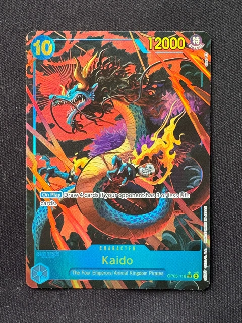 One Piece Card Kaido OP04-044 SP SR Awakening Of The New Era Japanese CCG Near Mint One Piece Card Kaido OP04-044 SP SR Awakening Of The New Era Japanese CCG Near Mint