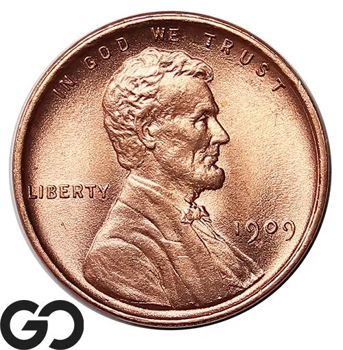 1909 VDB Lincoln Cent Wheat Penny, RED, Superb Gem BU RD ** Free Shipping!