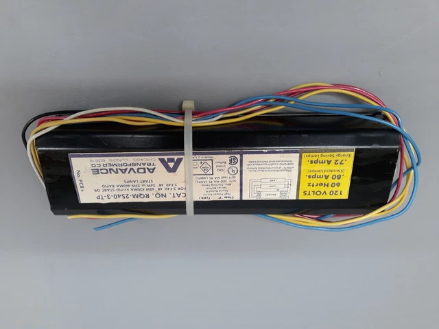 Advance RQM-2S40-3-TP Rapid Start Ballast 120 Volt 60Hz