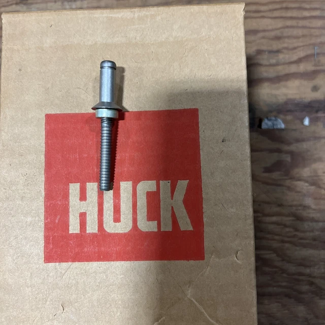 NEW Huck MS21140-1008 Stainless Steel Lockbolt Pin Rivet (Qty 100) NEW Huck MS21140-1008 Stainless Steel Lockbolt Pin Rivet (Qty 100)
