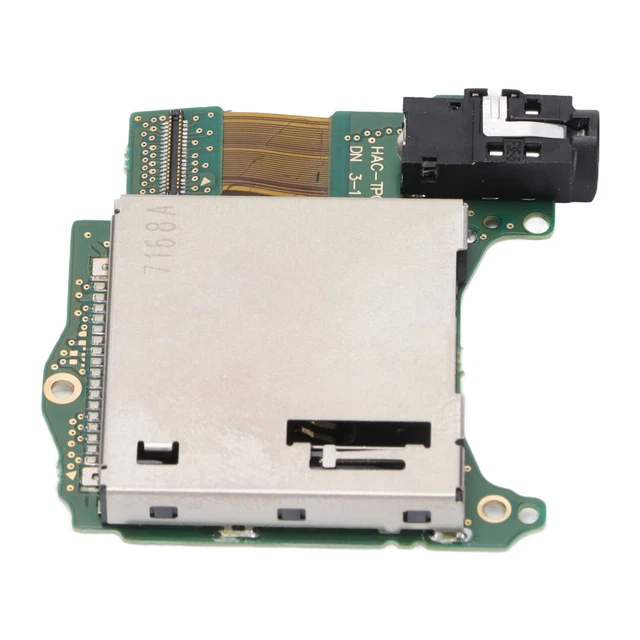 Game Cartridge Socket Board Game Card Slot Reader And 3.5mm Jack Part GDS