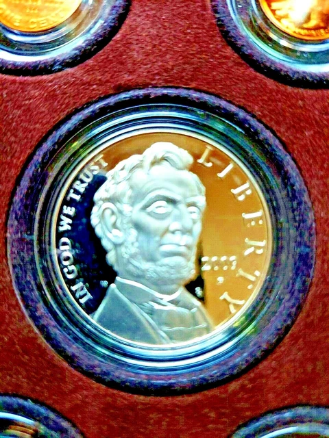 2009 Lincoln Coin And Chronicles Sets "Complete With All O G P & White Sleeve" 3