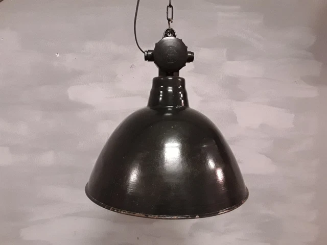 Lampada industriale Smaltata Bauhaus Vintage