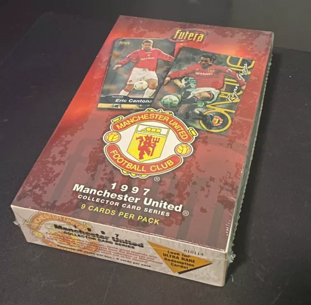 1997 Futera Manchester United Sealed Box BECKHAM CANTONA