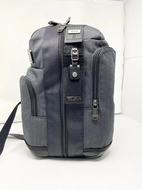 TUMI 02223393CHRO Higgins Sling Ballistic Nylon Men's Charcoal NWT