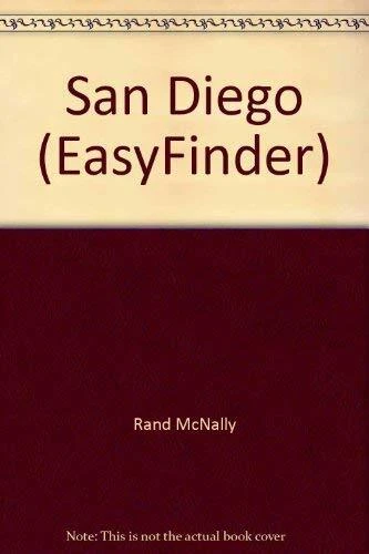 RAND MCNALLY SAN DIEGO EASYFINDER MAP *Excellent Condition*
