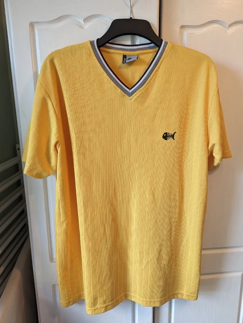 Top sportivo Fishbone da uomo XXL giallo