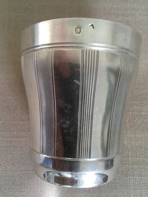 ANCIENNE TIMBALE EN Argent Massif Poincon Minerve Vintage Old French 96gr EUR 79,90 - FR