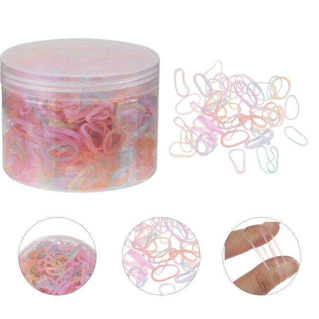 1 Box Of Elastic Hair Bands Rubber Bands Puppy Grooming Bows For Cat Hair Bows