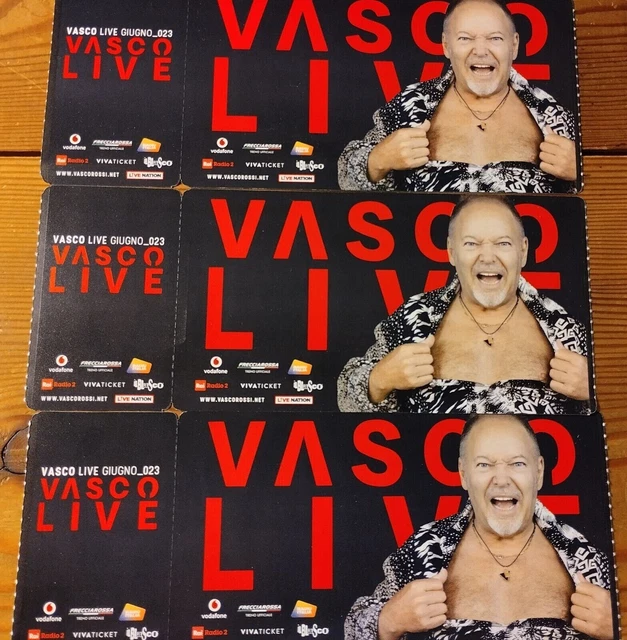  BIGLIETTI VASCO ROSSI PRATO bologna 6 GIUGNO 2023