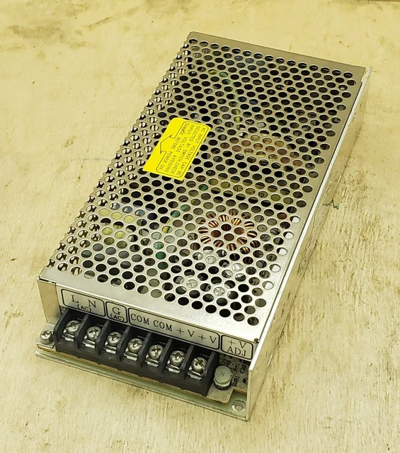 MW Mean Well S-100F-24 Power Supply Input 120-240 VAC & Output 24 VDC Tested 👍