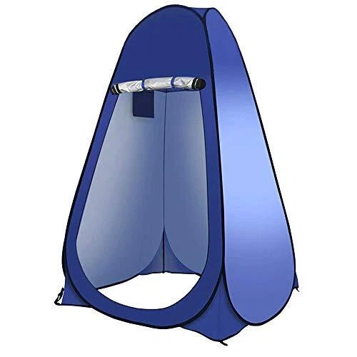 Pop Up Privacy Shower Tent Instant Portable Outdoor Shower Tent Camp blue