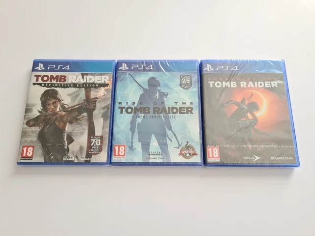 LOT TRILOGY Tomb Raider PS4 NEUF SOUS BLISTER (d'autres lots en vente)