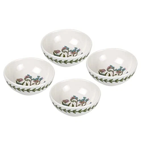 Portmeirion - Botanic Garden Collection - Set of 4 Small Forget-me-not Low Bo...