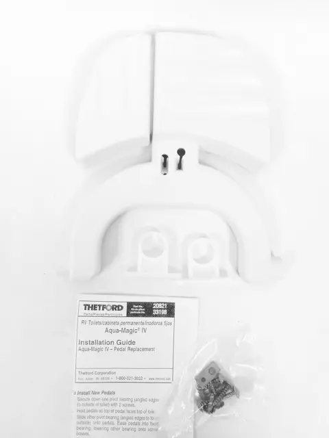 33198 White Toilet Pedal Package