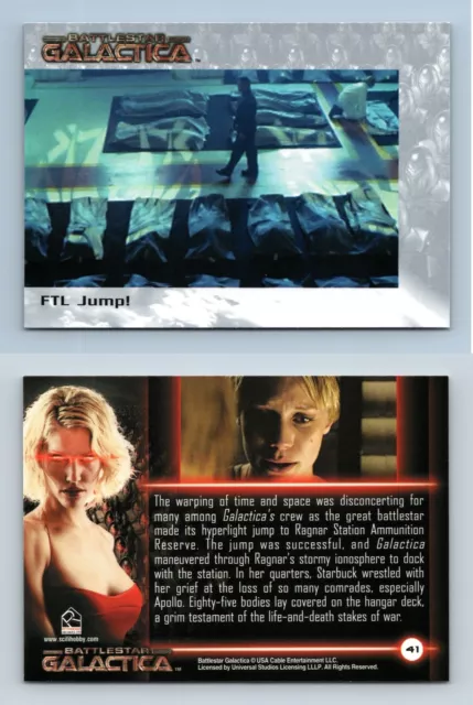 FTL Jump #41 Battlestar Galactica Premiere 2005 Rittenhouse Trading Card