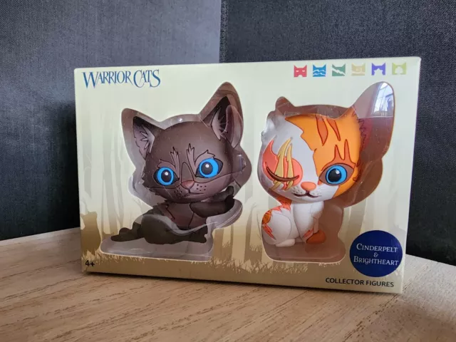 NIB Warrior Cats Figures Series 1 Collectable Figures Firestar and