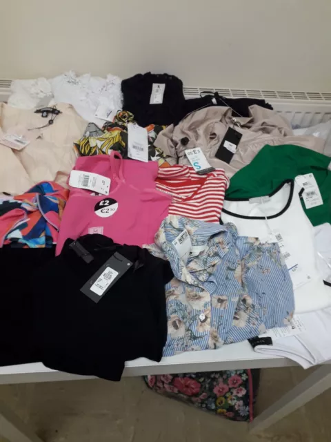 Job Lot Ladues Clothes Size Small Zara R.island BNWT 1 Dress One Bikini 1 Jacket