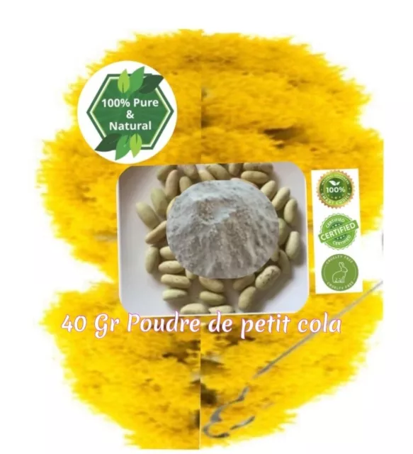 Promo La Poudre De Noix De  Petit Cola Pur Bio  Excellent Santé  40 G