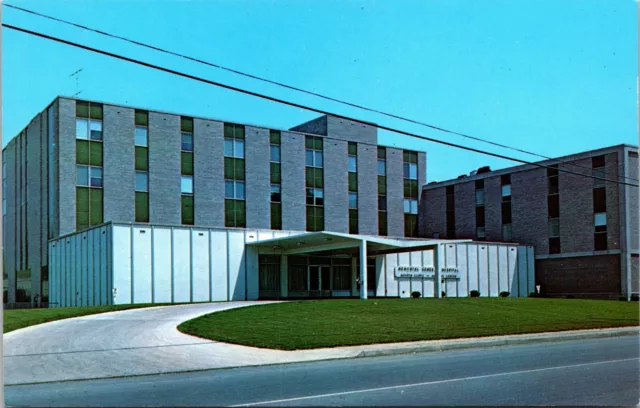 Memorial General Hospital Golden Clinic Elkins West Virginia Vintage Postcard