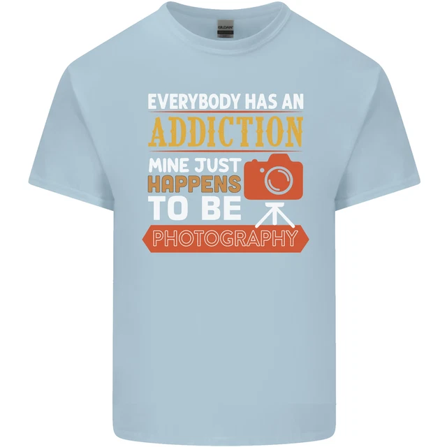 T-shirt Fotography Addiction Divertente Fotografo Bambini 10