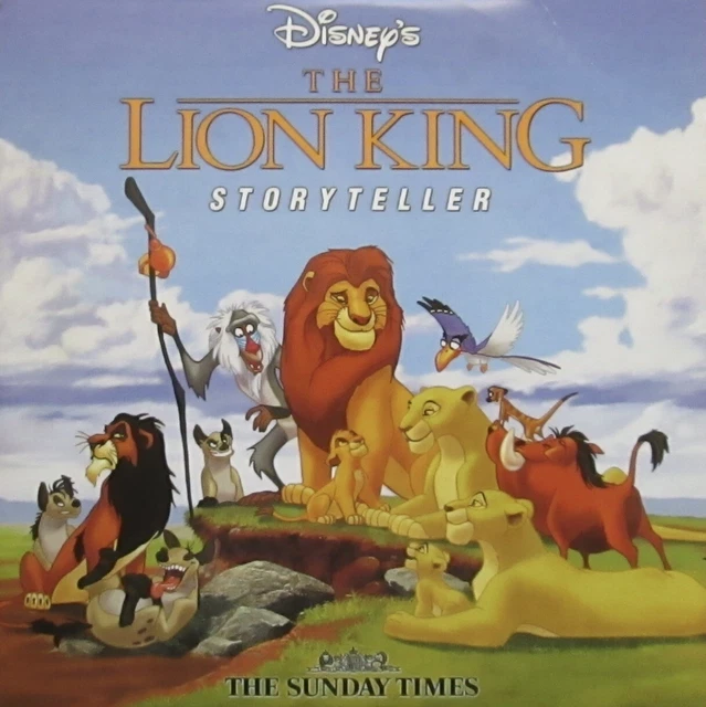 THE LION KING Storyteller Cd Audio Book Story Character Voices Music