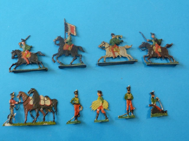 Figurines étain Heinrichsen - Chasseurs à Cheval Premier Empire - 1:50 (35mm) - Boîte D'origine