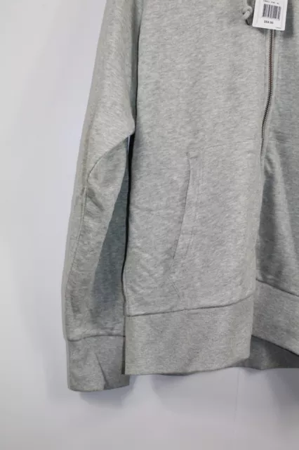 Bonds Original Unisex Grey Full Zip Up Hooded Jumper Size XL BNWT 2