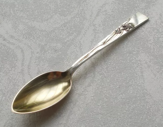 Rare Mocca Spoon Art Nouveau Atelierentwurf IN 800er Silver Wilkens&sö