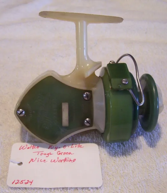 12524 VINTAGE WALTCO Ny-O-Lite Reel Works Great Excellent Tough Green  $49.95 - PicClick