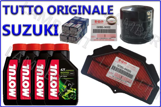 Kit Tagliando Originale Filtro Aria Olio 5000 10W40 Suzuki Gsr 600 2008