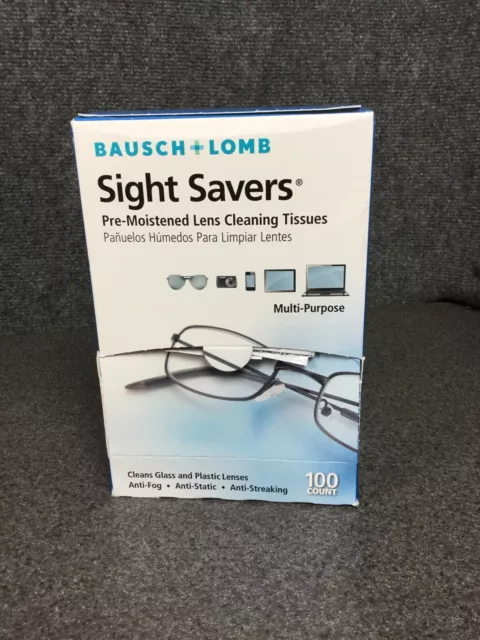 Bausch + Lomb Sight Savers Pre-Moistened Lens Cleaning Tissues M37B