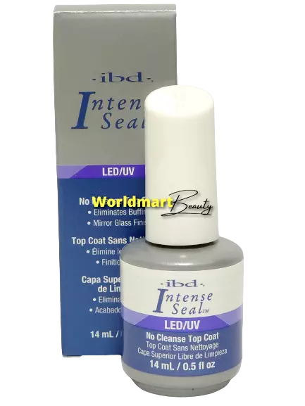 IBD LED/UV Intense Seal Gel No Cleanse Top Coat 15ml-0.5fl.oz