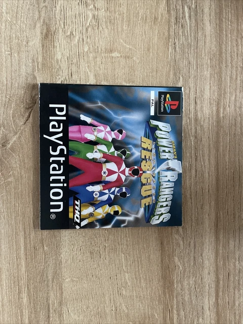Jeu PS1 Power Rangers Lightspeed Rescue – Sony PlayStation 1, PAL (Jeu Vidéo Rétro)