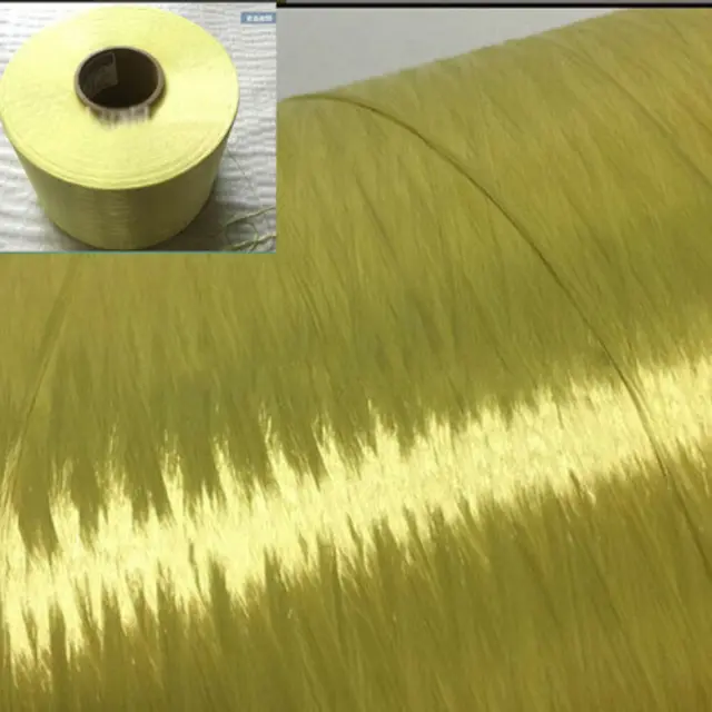 1500D K29 Aramid Fiber tow filament Yarn thread tape Yellow 100m