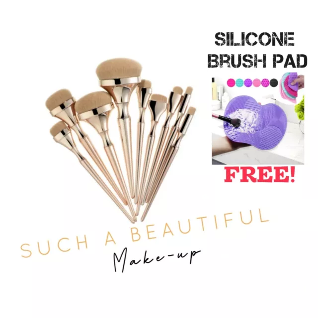 £59 Posh BRUSH SET for DIOR HUDA CHANEL MAC make up Hermes Huda Beauty FREE GIFT