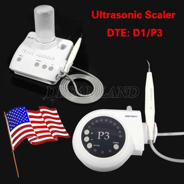 Dental Piezoeletric Ultrasonic Scaler Teeth Cleaner fit DTE SATELEC USA STOCK
