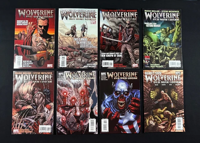 WOLVERINE 66 - 72 + Giant Size 1 / 2008 Marvel / 1st App Old Man Logan / NM SET